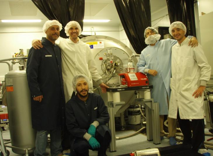 Parte del equipo de ingenieros de CARMENES